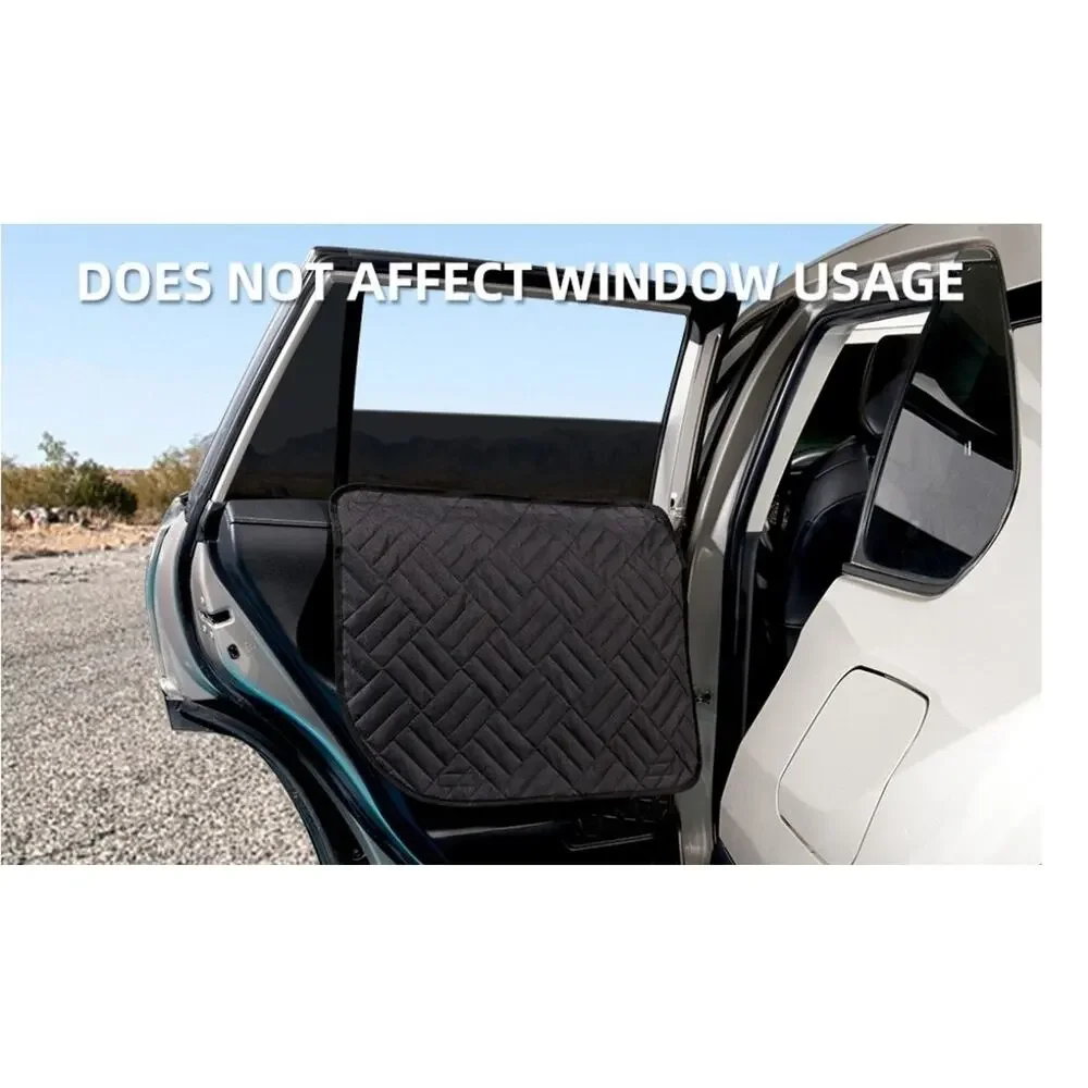 2PCS Car Door Protector for Dogs Scratching Vehicle Door Waterproof Black New!